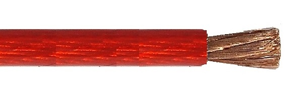Câble pour amplificateur rouge - 4 AWG