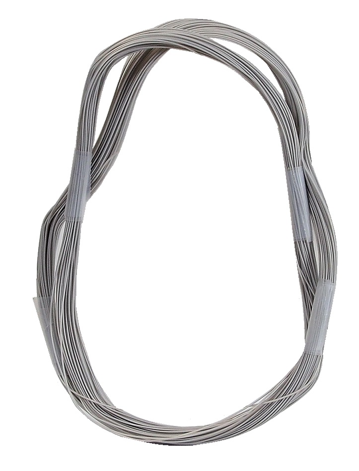 Wire wrap 1 conducteur 30 AWG - gris