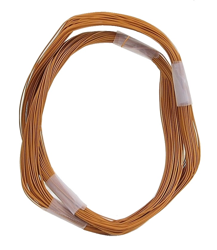 Wire wrap 1 conducteur 30 AWG - brun