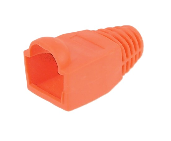 Couvert orange pour connecteur ( boots pour RJ-45)