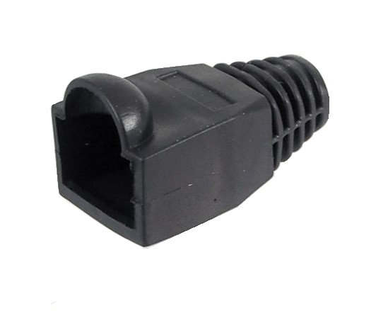 Couvert noir pour connecteur ( boots pour RJ-45)