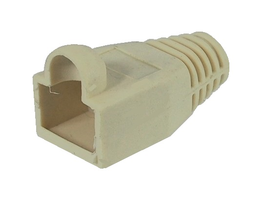 Couvert beige pour connecteur ( boots pour RJ-45)
