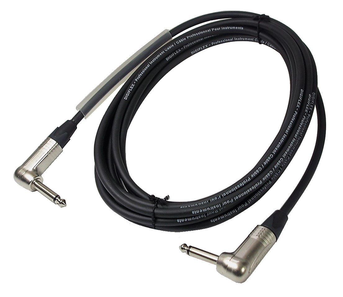 Câble Digiflex NGG-15 coudé 1/4" mâle mono - 15'