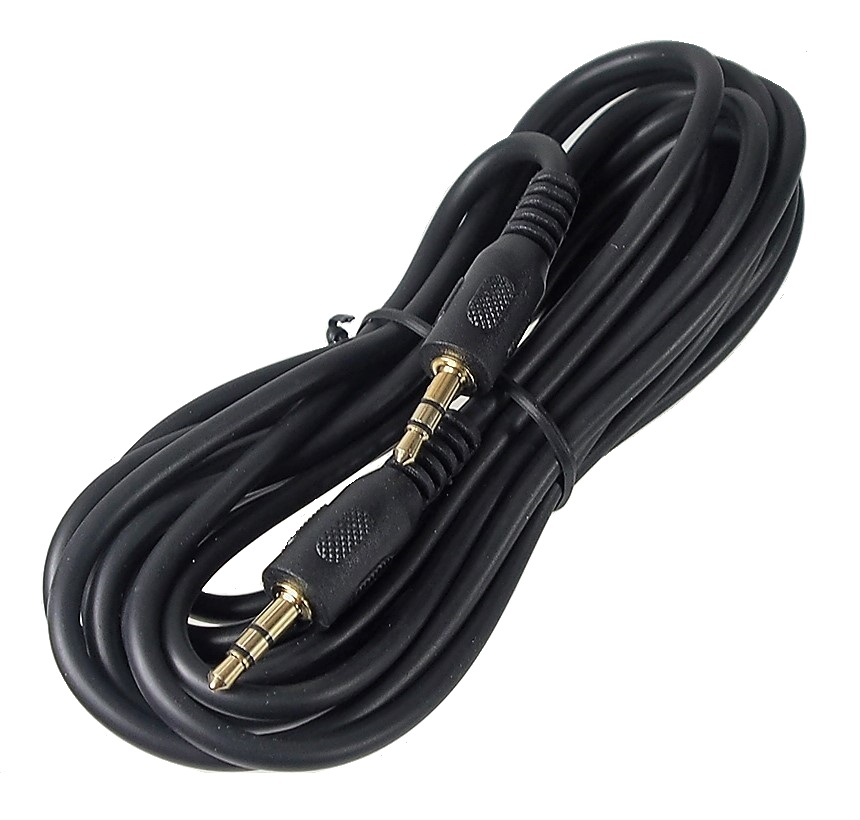 Câble audio avec fiches 3.5mm (1/8") - 12 pieds