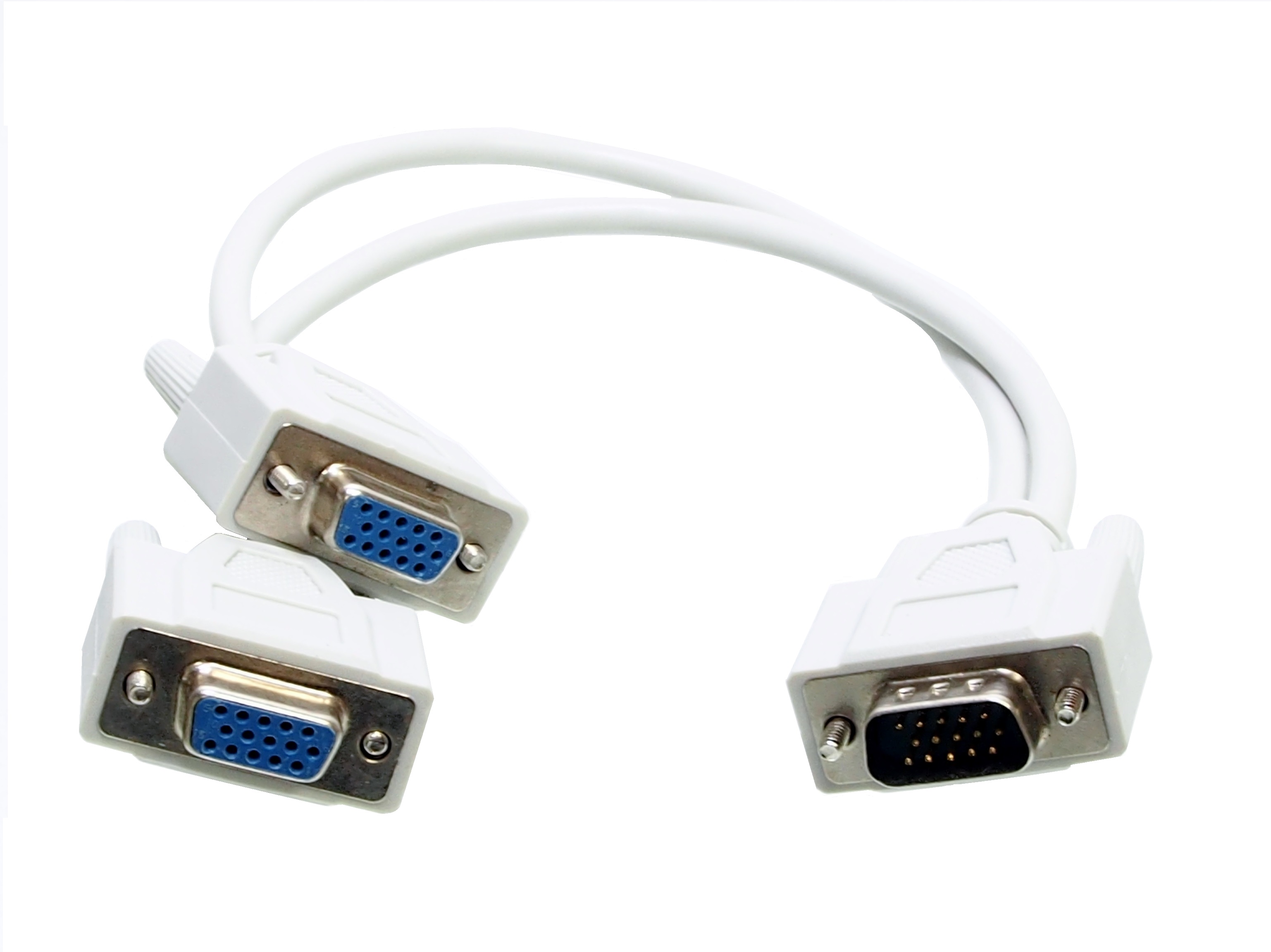 Câble diviseur VGA 1 male à 2 femelle - 6