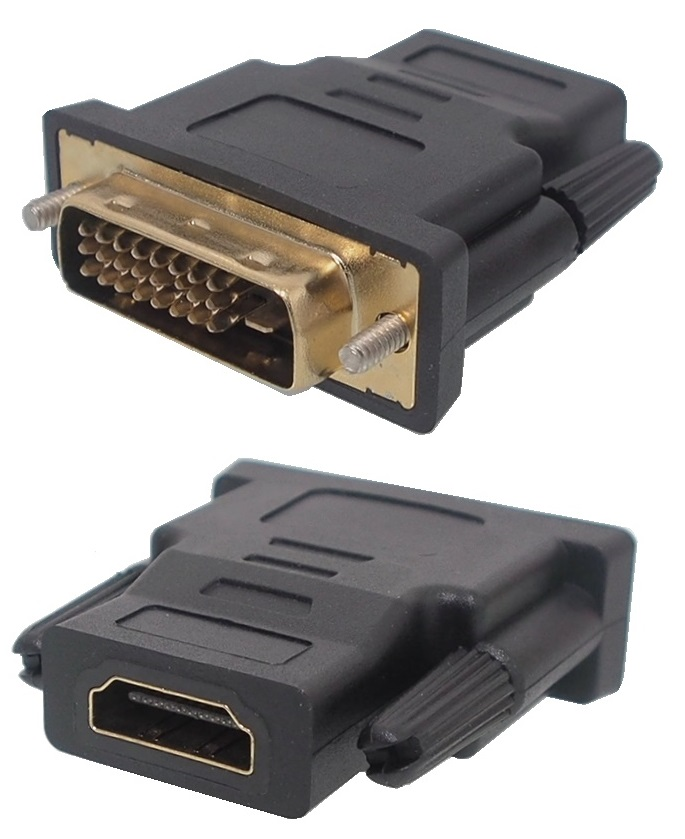 ADAPTATEUR HDMI FEMELLE À DVI MÂLE