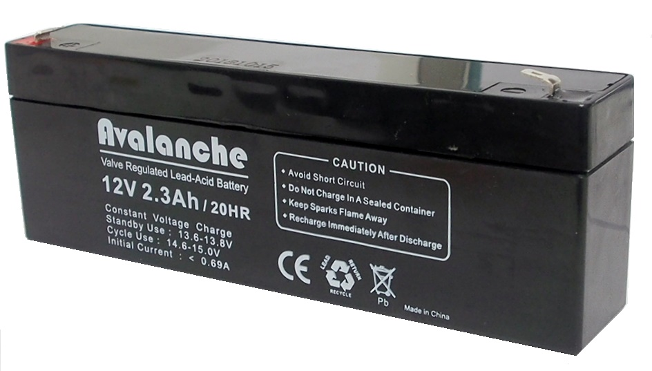 Batterie rechargeable 12 Volts 2.3Ah