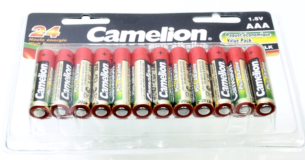 PAQUET DE 24 BATTERIES ALCALINE AAA
