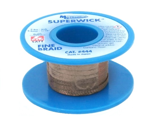 Tresse à dessouder 0.100" - 25 pieds