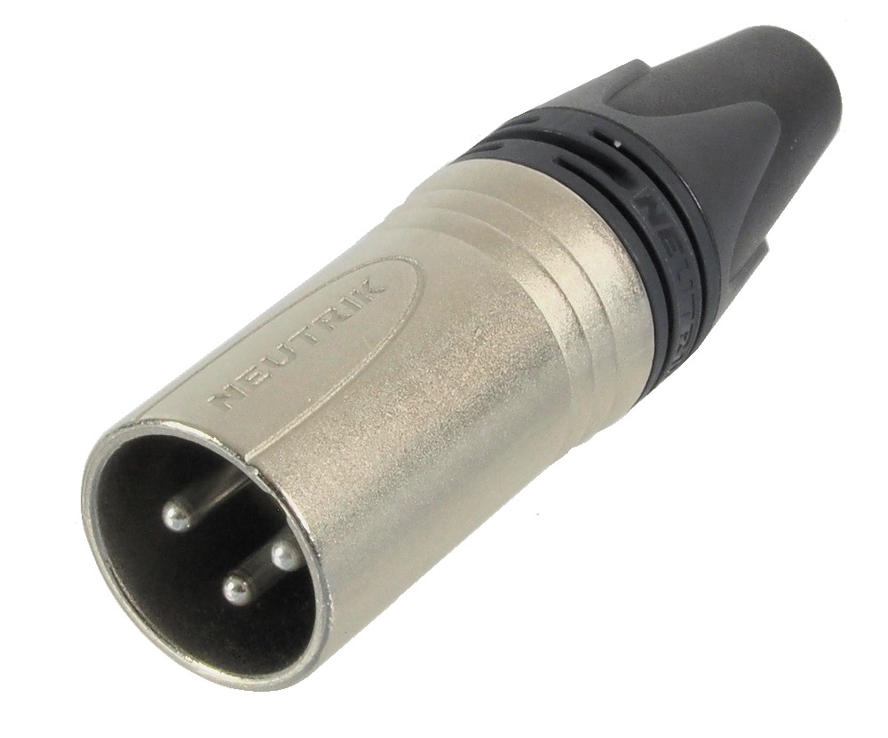 Connecteur Neutrik XLR mâle à 3 contacts