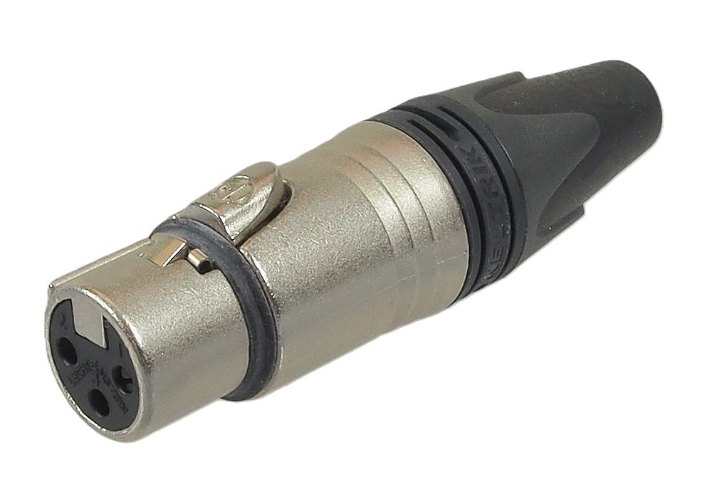 Connecteur Neutrik XLR femelle 3 contacts