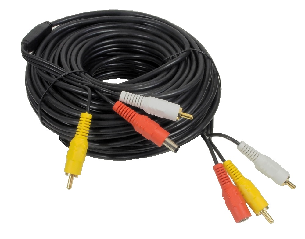 Câble audio/vidéo avec alimentation - 150'