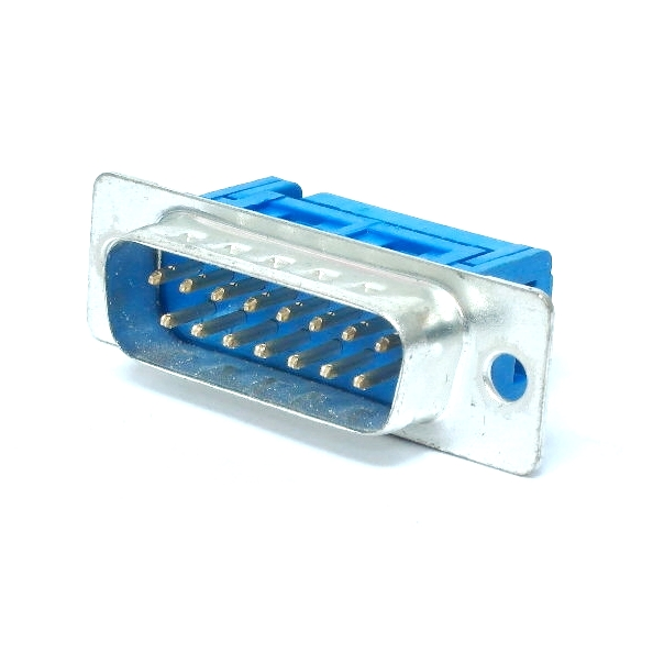 Connecteur 15 contacts mâle pour câble plat