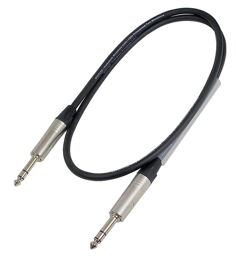 Câble Digiflex 1/4" à 1/4" mâle stéréo - 3'