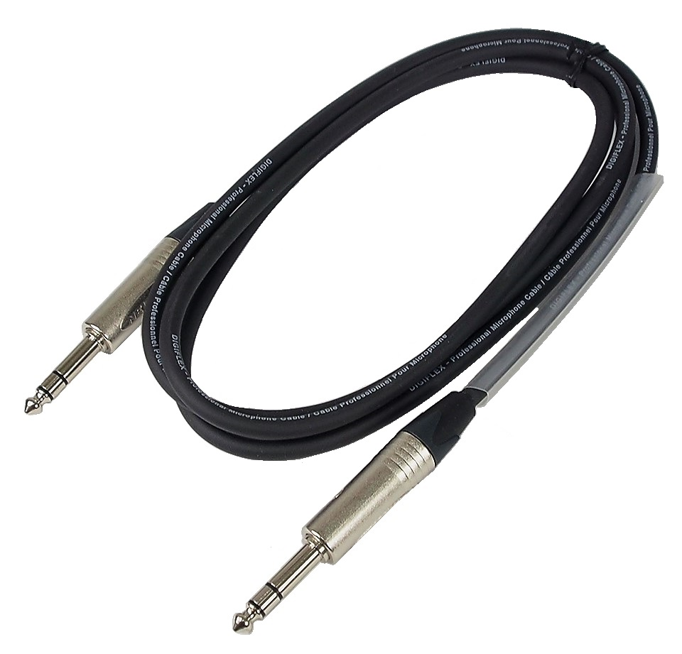 Câble Digiflex 1/4" à 1/4" mâle stéréo - 6'