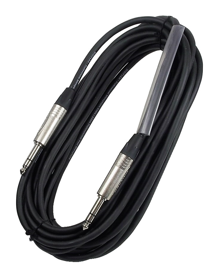 Câble Digiflex 1/4" à 1/4" mâle stéréo - 25'