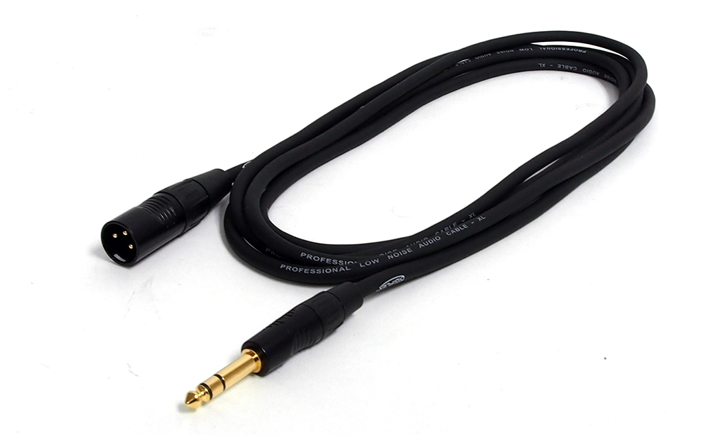 CÂBLE DIGIFLEX XLR MALE À TRS 1/4"  10 PIEDS