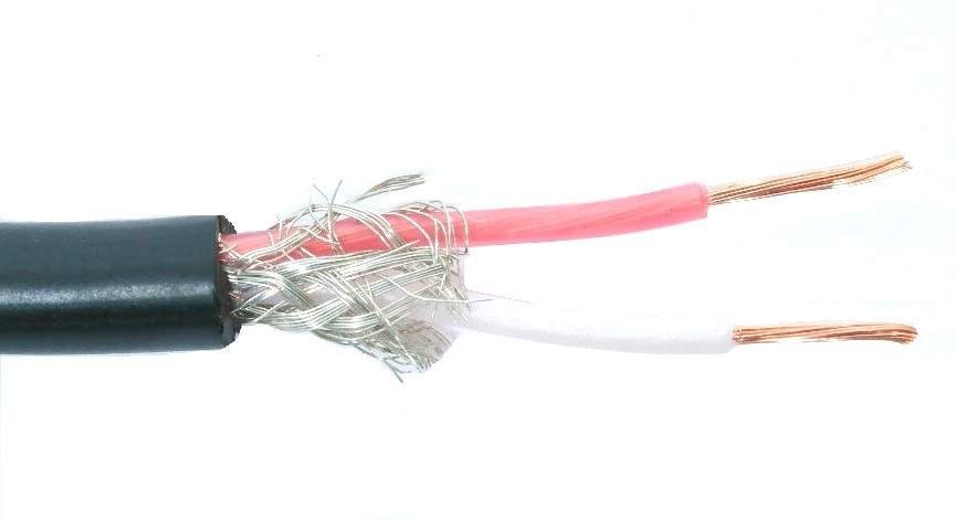 Câble pour microphone 2 conducteurs