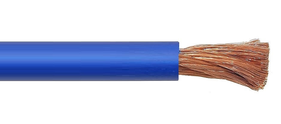 Câble pour amplificateur bleu - 0 AWG