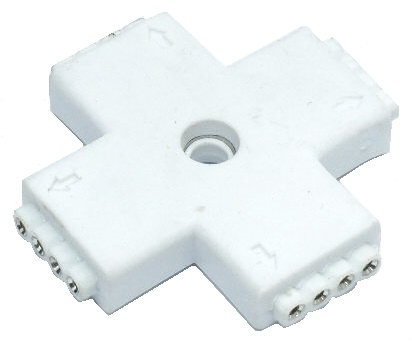 Connecteur en X pour ruban aux DELs F-FS-5050