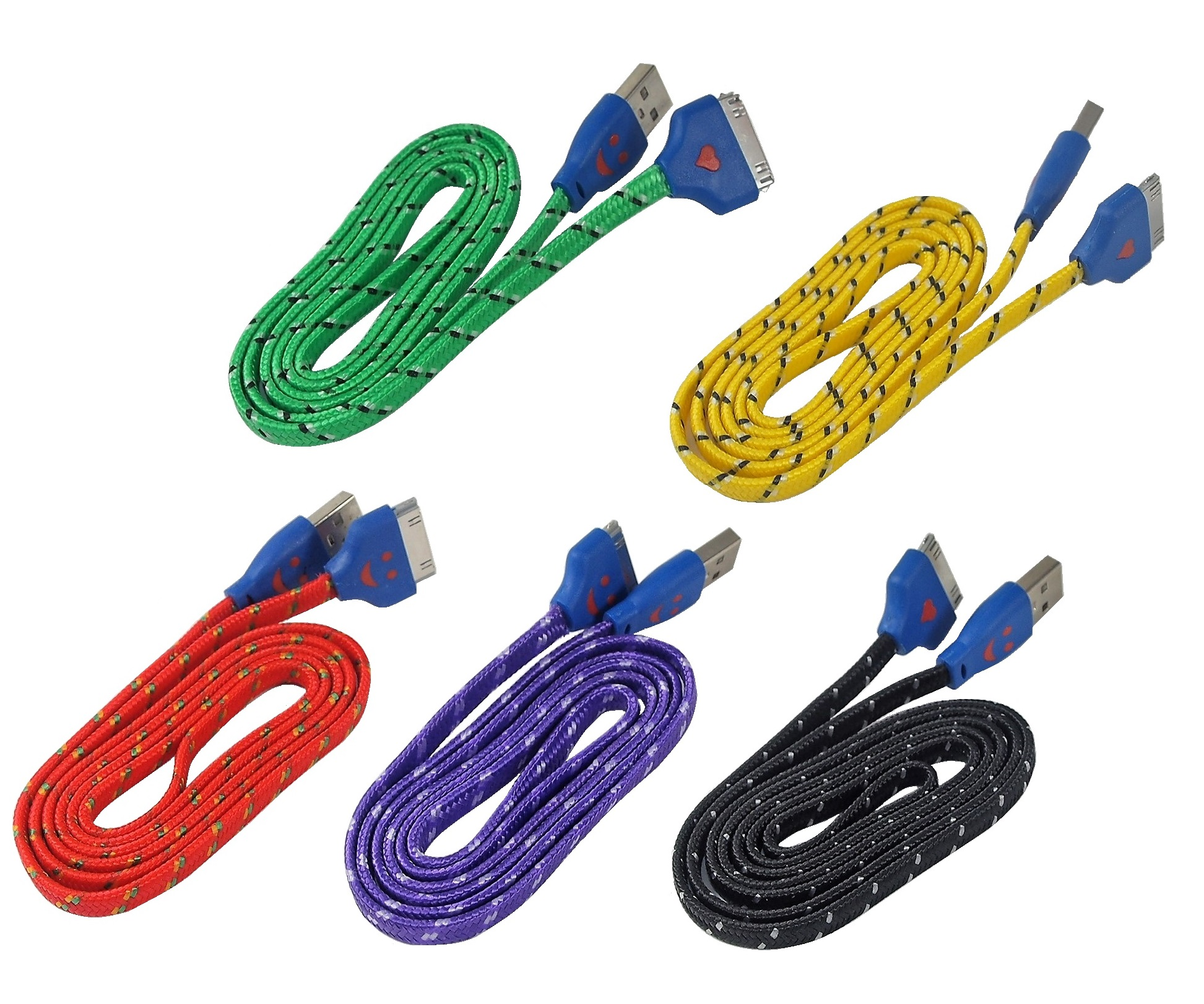 CÂBLE DE RECHARGE POUR IPHONE 4 AVEC LOGO ILLUMINÉ