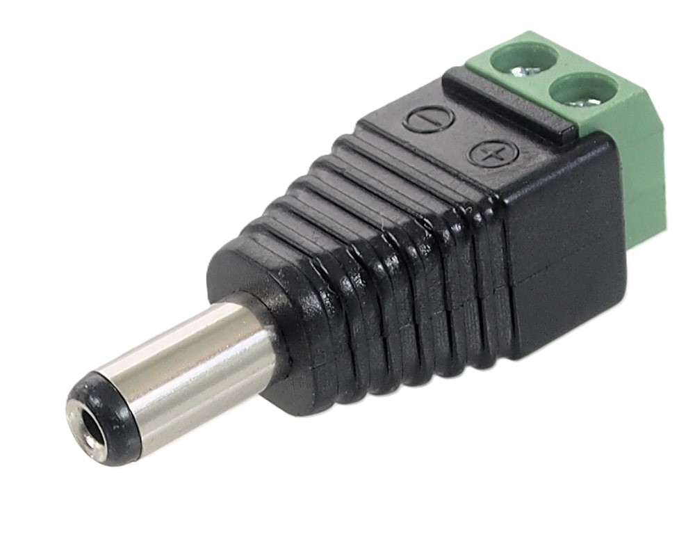 Connecteur DC mâle 2.1 mm sans soudure