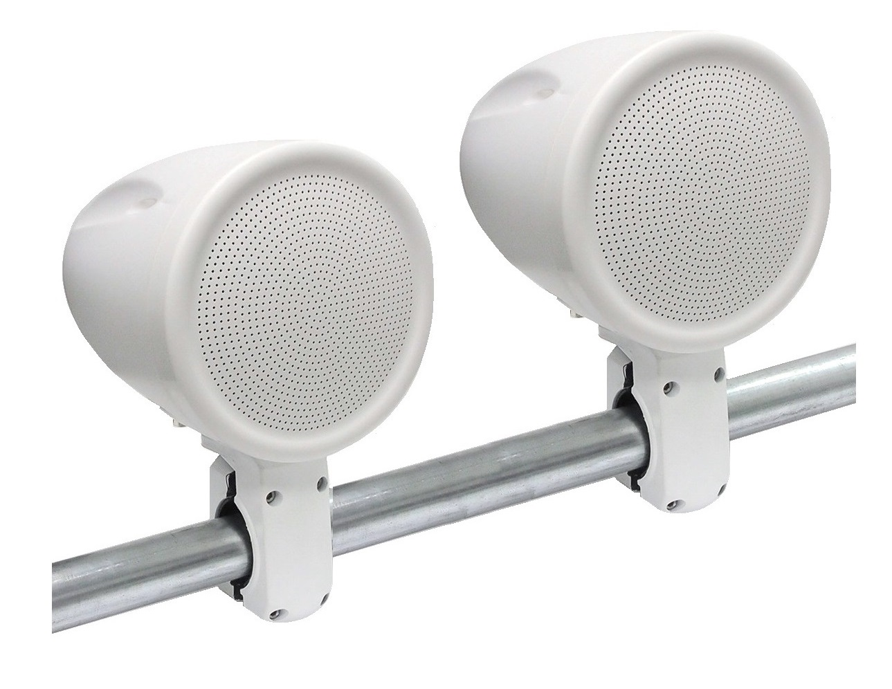 Haut-parleur marin montage sur rail blanc de 6,5''