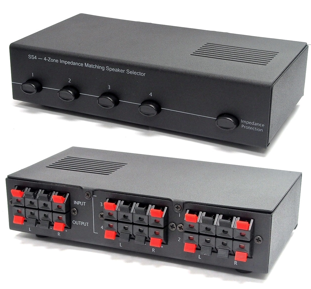 Sélecteur pour haut-parleur à 4 sorties