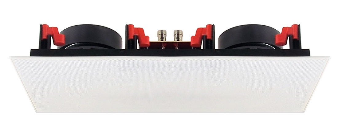 Haut-parleur rectangulaire à encastrer, blanc