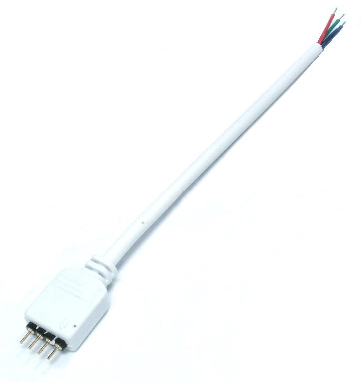 Connecteur mâle pour ruban aux DELs F-FS-5050