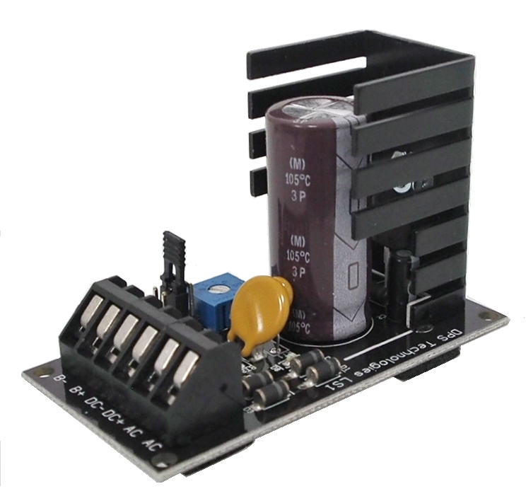 Unité d'alimentation linéaire 6-24 VDC 1 amp.