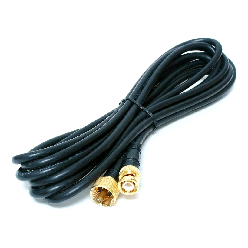 Câble RG-59 BNC mâle à PL-259 - 12 pieds