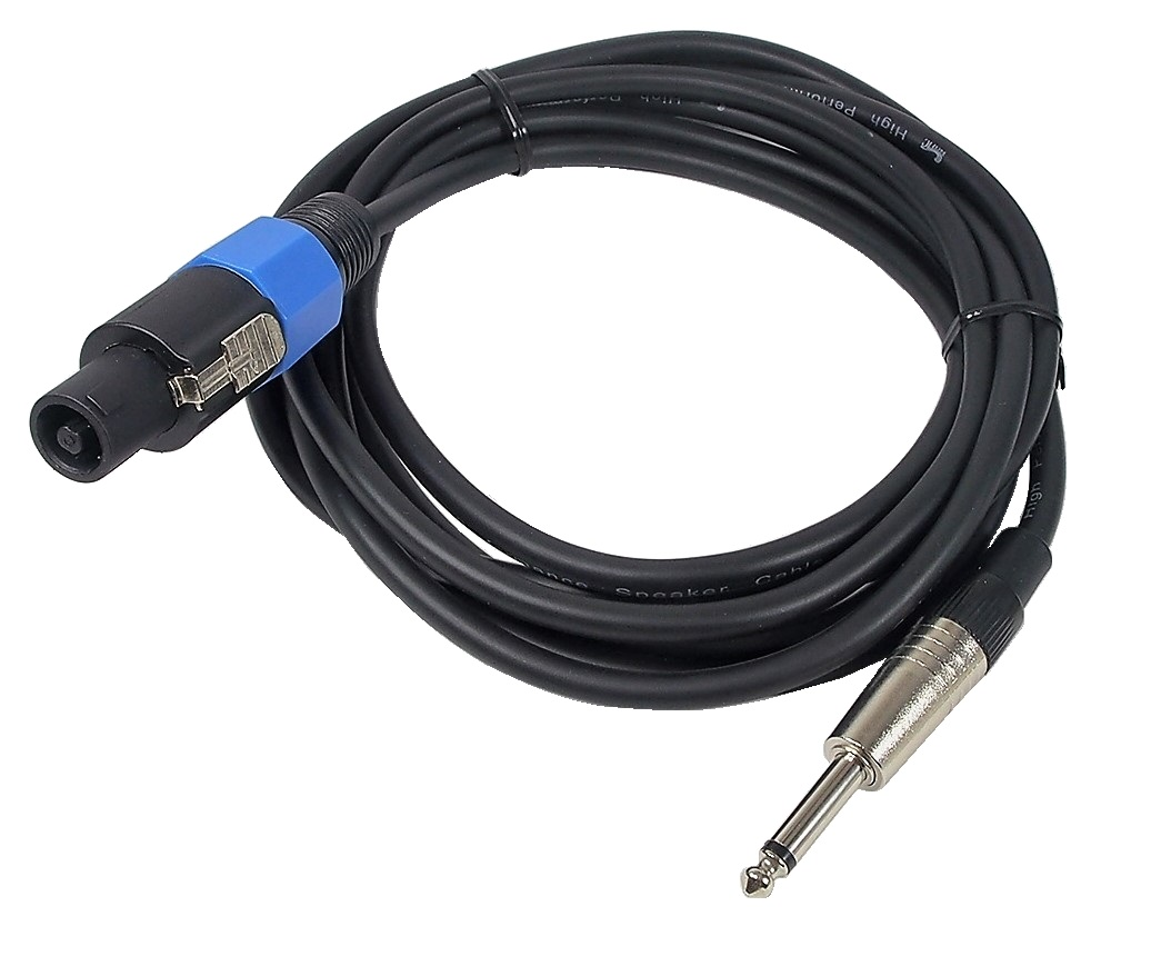 Câble 1/4" mâle mono à SPEAKON - 10'