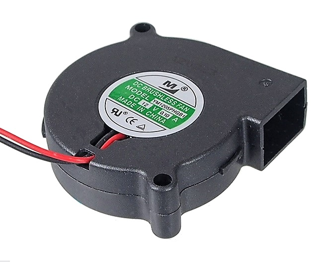 Ventilateur à turbine de 12 VDC 50 x 50 x 15 mm
