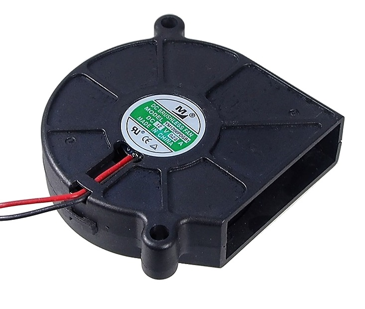 Ventilateur à turbine de 12 VDC - 60 x 60 x 18 mm