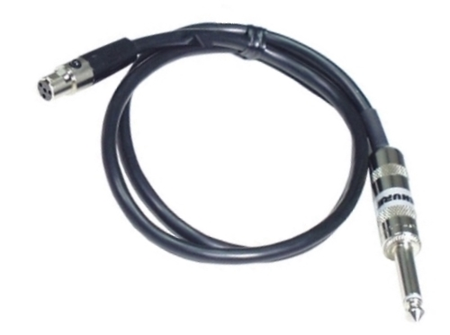 Câble Shure prise TA4F à connecteur 1/4
