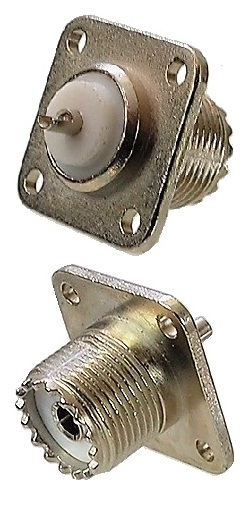 Connecteur PL-259 (UHF) femelle châssis