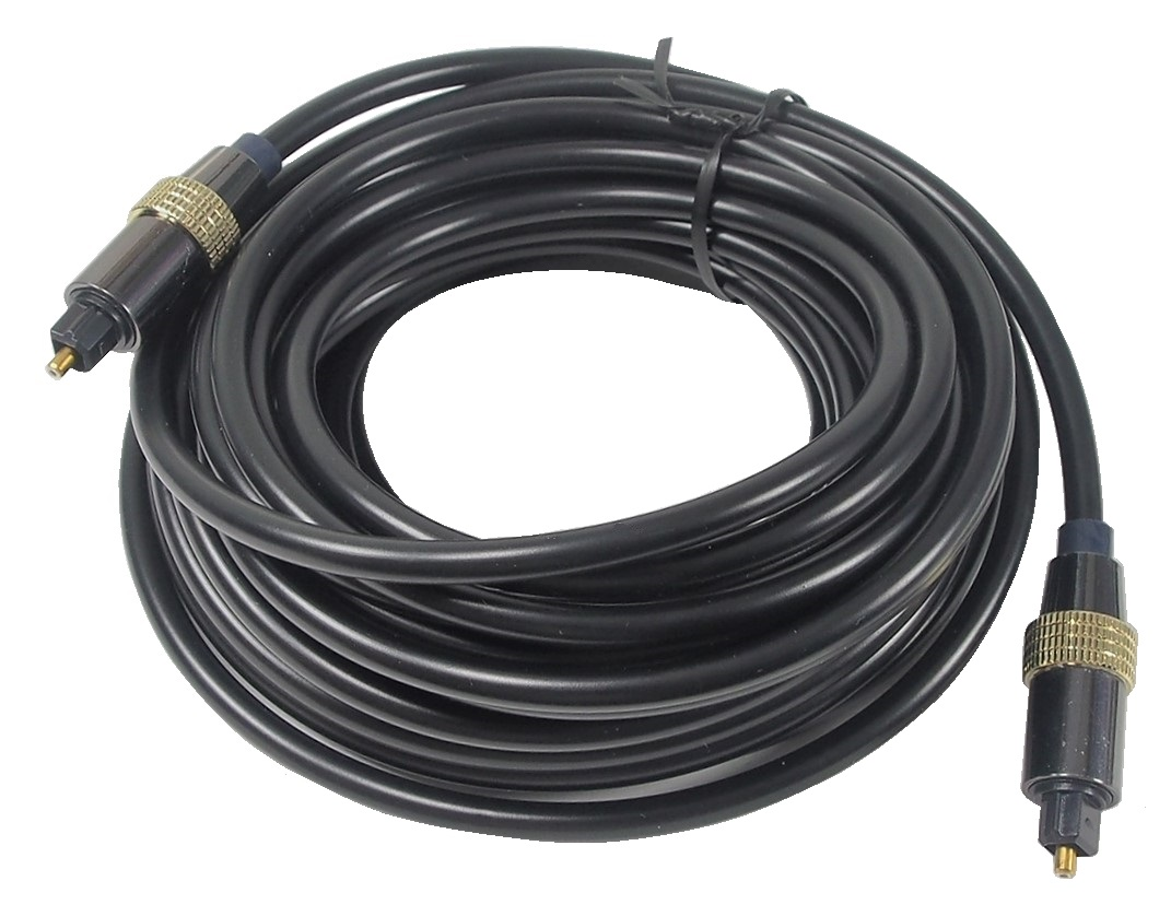 Câble audio de fibre optique - 8 mètres