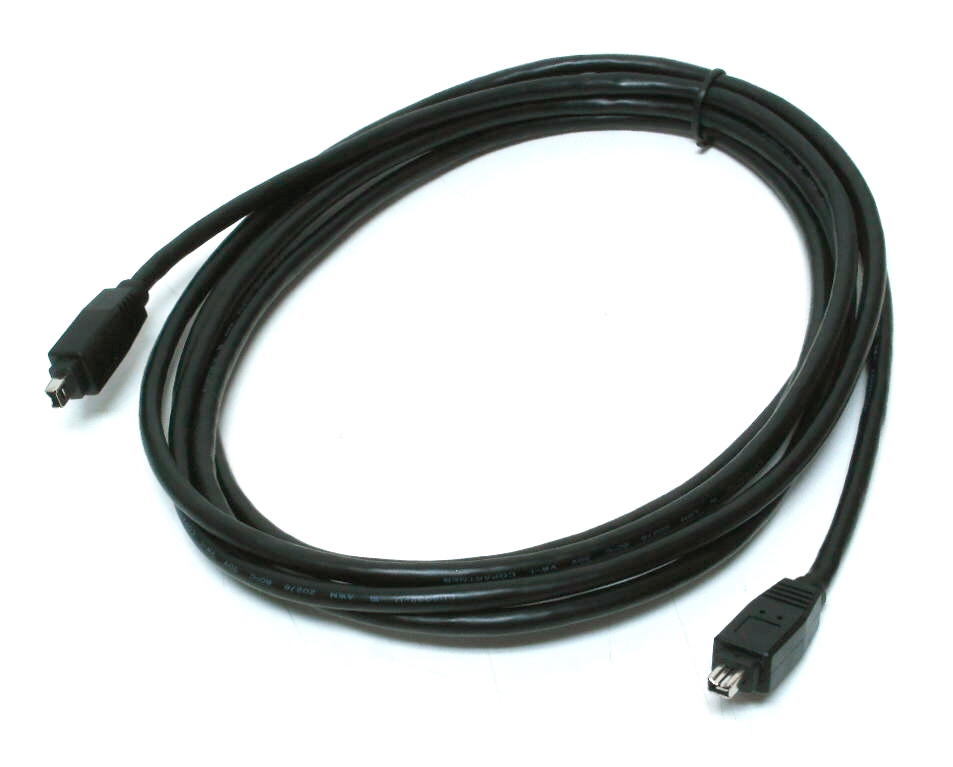 Câble firewire de 4 contacts à 4 contacts - 10'