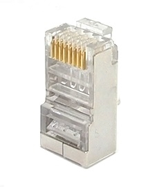 Connecteur RJ-45 Cat. 6 blindé pour câble réseau