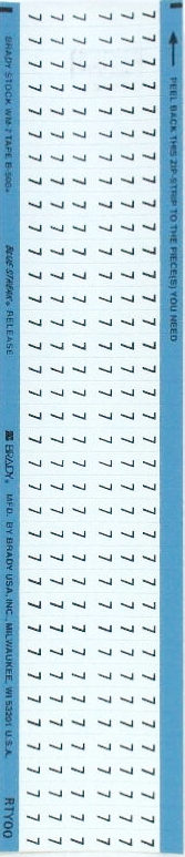 Identificateur de câble - Numéro 7