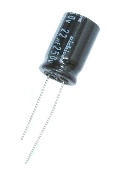 Condensateur polarisé  / 2.2 μF à 250 VDC 105°C