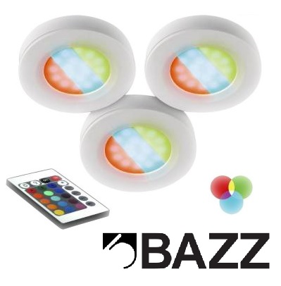 3 RONDELLES DEL RGB (RVB) POUR SOUS-COMPTOIR