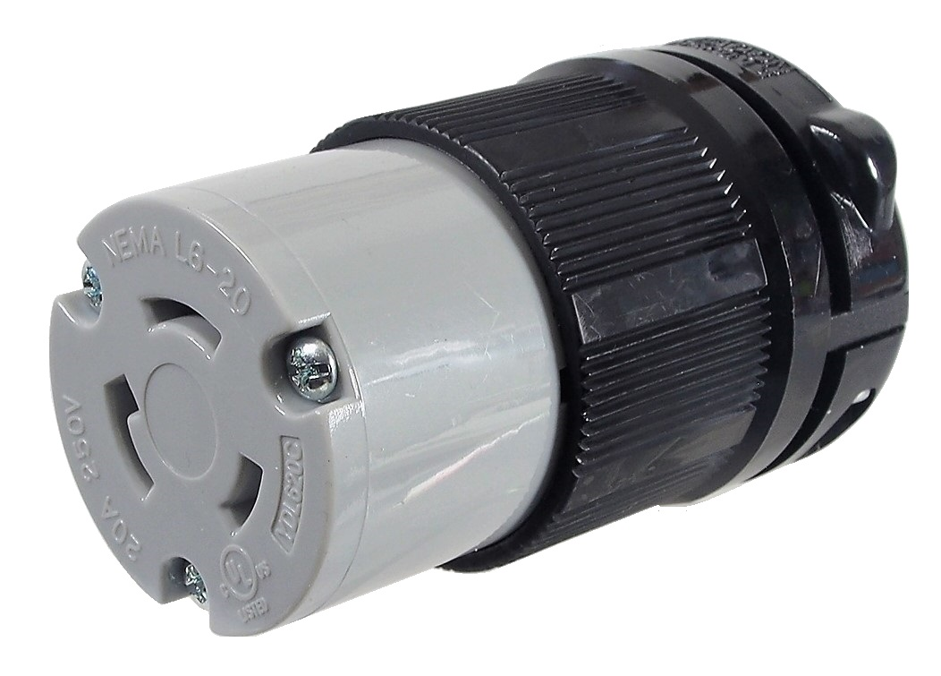 CONNECTEUR FEMELLE TWIST LOCK 250V / 20A L6-20