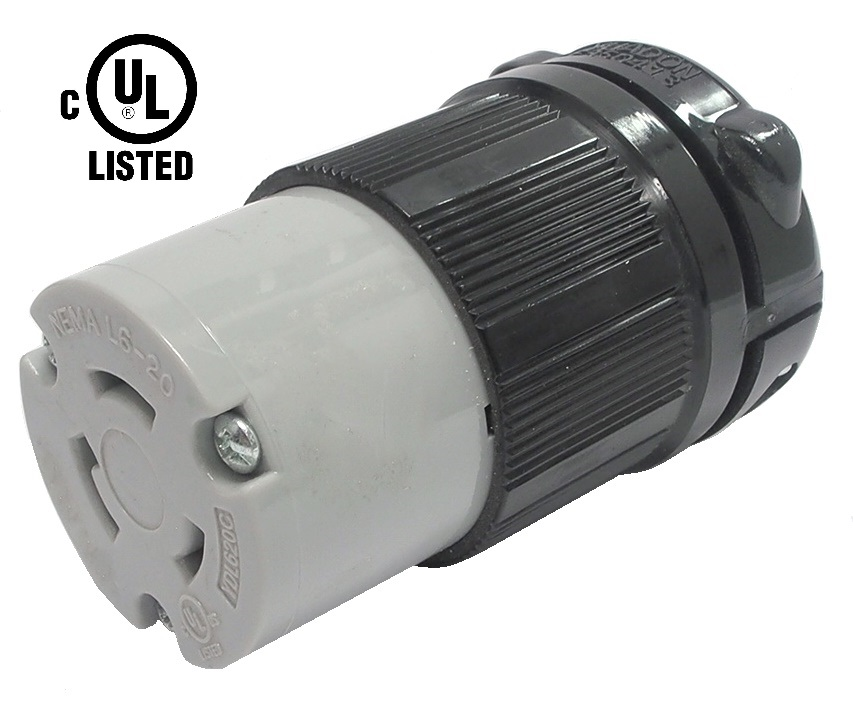 CONNECTEUR FEMELLE TWIST LOCK 250V / 30A L6-30