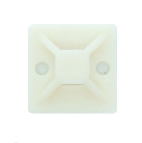 10 bases adhésives pour Tie Wrap (30 x 30 mm)
