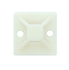 100 bases adhésives pour Tie Wrap (40 x 40 mm)