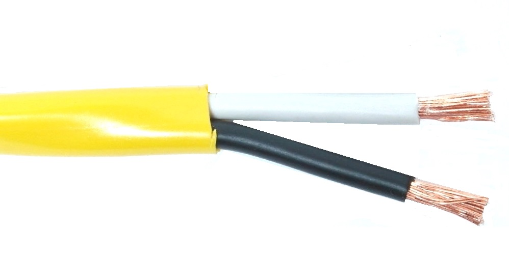 Fil mural pour haut-parleur 2 cond./12 AWG