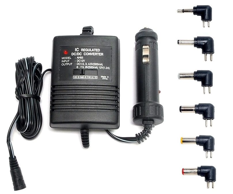 Adaptateur universel  DC/ DC avec prise 12 volts