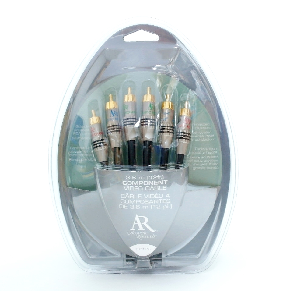 Câble vidéo composante - 12 pieds